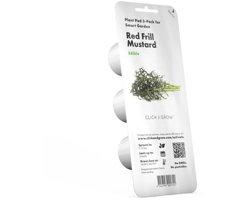 Click and Grow Samen Roter Rüschen-Senf, 3er-Pack