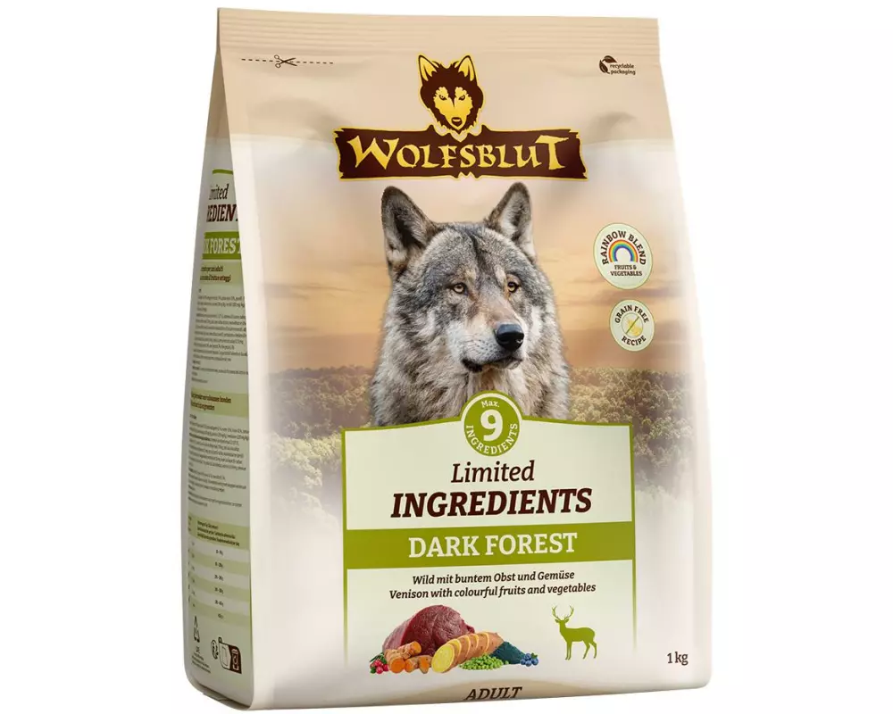 Wolfsblut Trockenfutter Adult Dark Forest 1 kg
