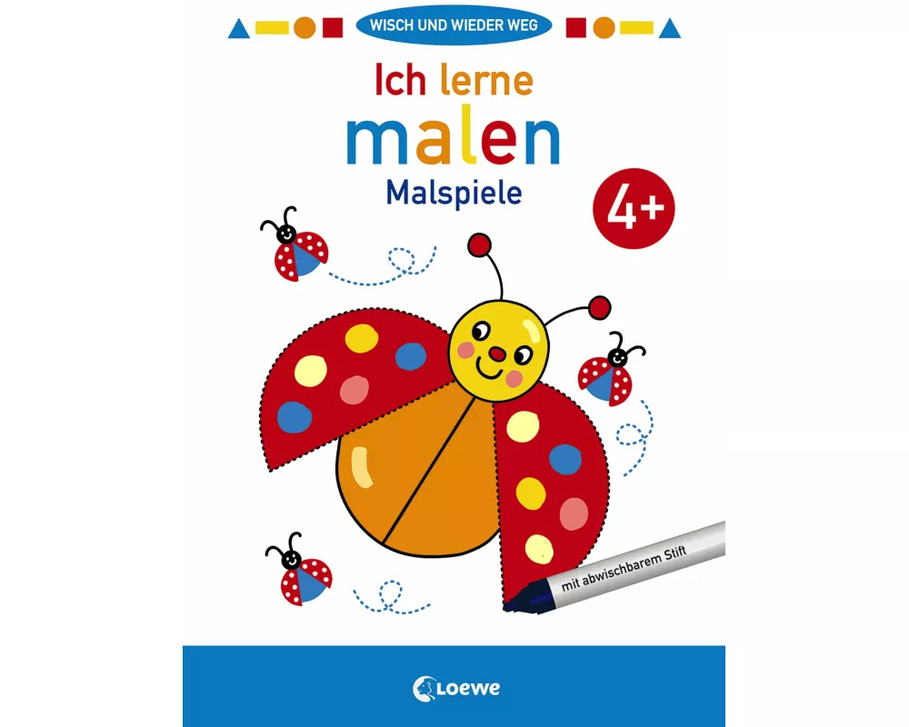 Wisch und wieder weg - Ich lerne malen 4+