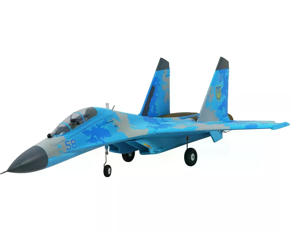 Amewi Impeller Jet XFly SU-27 50 mm Twin EDF Blau, PNP