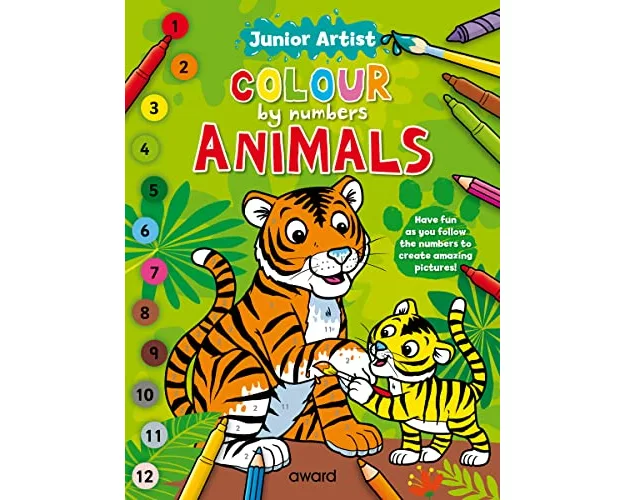 Junior Artist Colour By Numbers: Animals