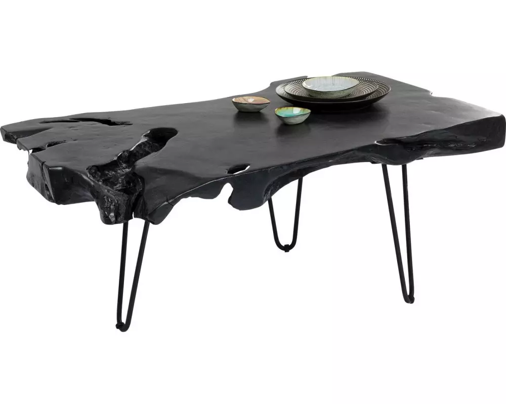 Kare Couchtisch Aspen 100 x 40 cm, Schwarz