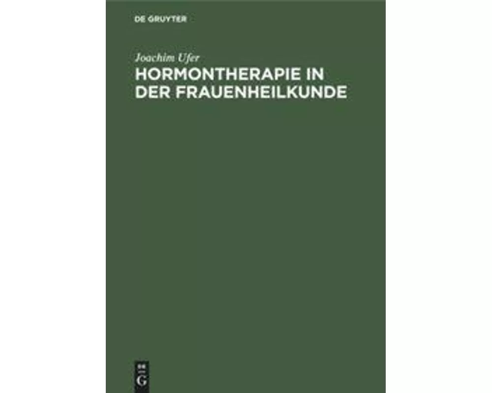 Hormontherapie in der Frauenheilkunde