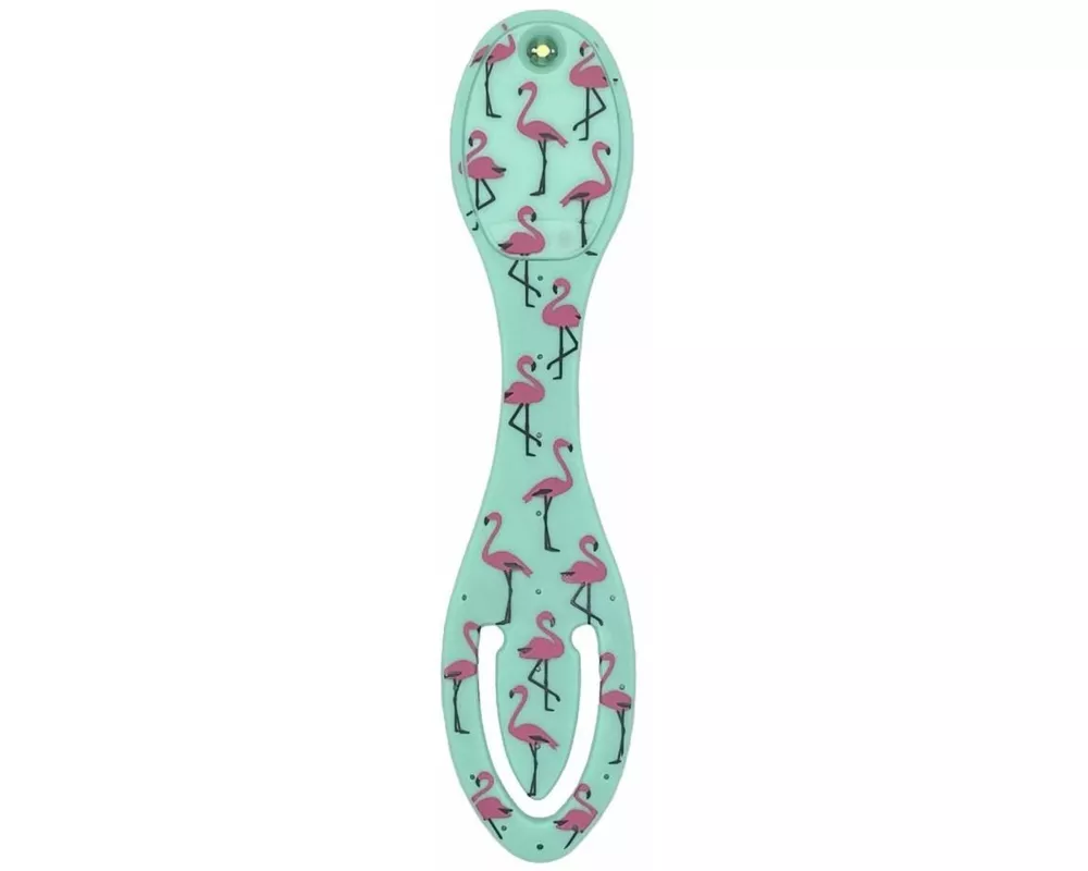 Flexilight Leselicht (Flamingo) - 2 in 1 Leselampe & Lesezeichen - Geschenk für Leser, Buchliebhaber - Deutsche Ausgabe