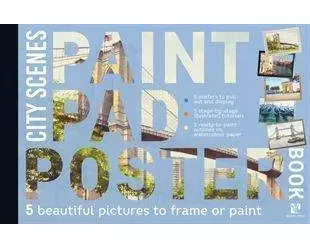 Paint Pad Poster Book: City Scenes