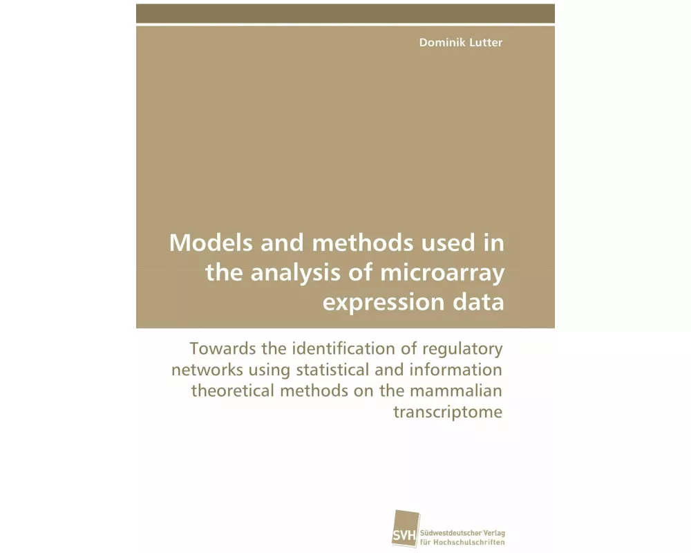 Models and methods used in the analysis of microarray expression data