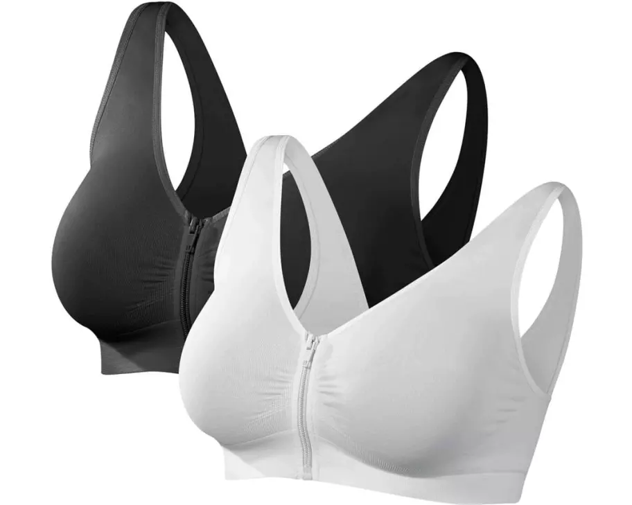 SLIMmaxx Bustier Traum-BH mit Reissverschluss 40/42 (L) schwarz/weiss