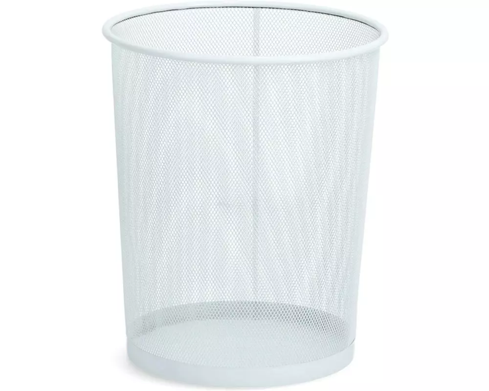 Zeller Present Papierkorb Mesh 15 l, Weiss