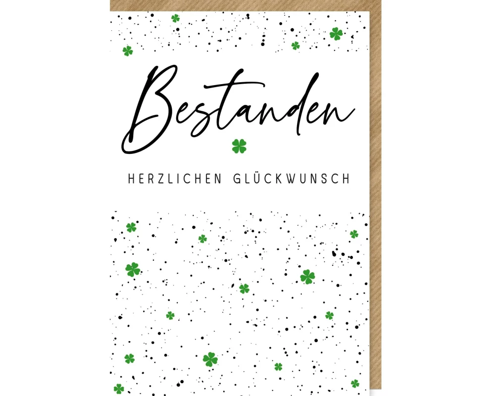 Braun + Company Glückwunschkarte Prüfung 11.5 x 17 cm