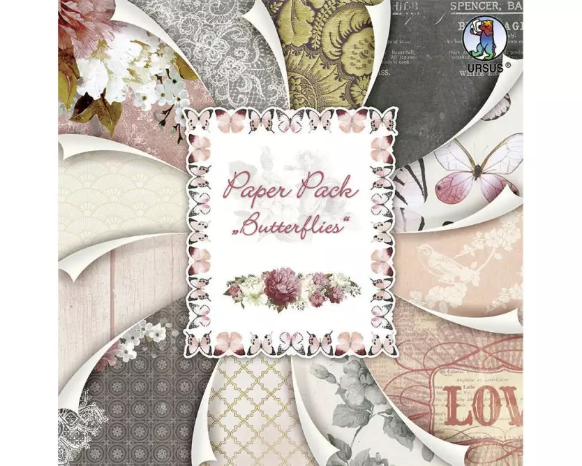 URSUS Designpapier 190 g/m² 24 Blatt