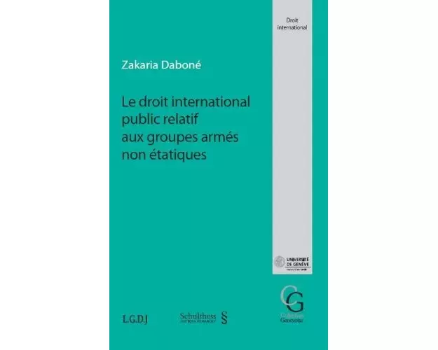 Le droit international public relatif aux groupes armés non étatiques