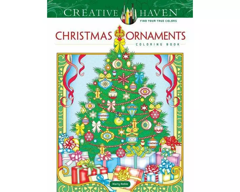 Creative Haven Christmas Ornaments Coloring Book
