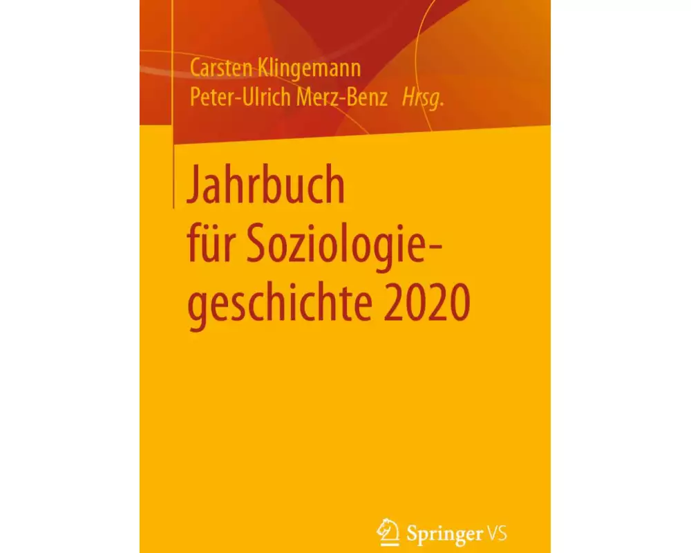 Jahrbuch für Soziologiegeschichte 2020