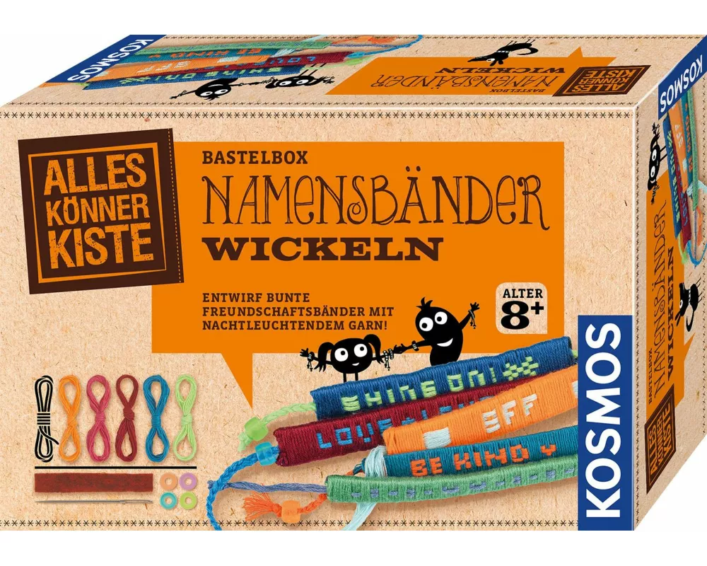 Namensbänder wickeln