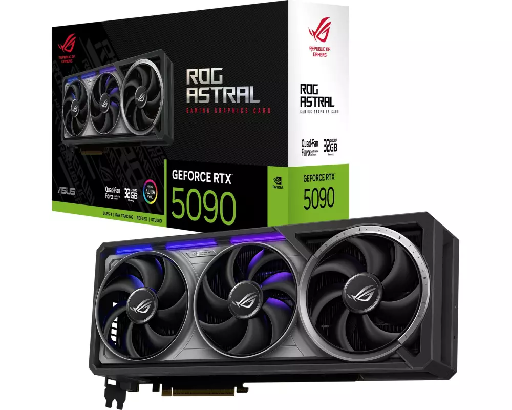 ASUS ROG Grafikkarte ROG Astral GeForce RTX 5090 32 GB