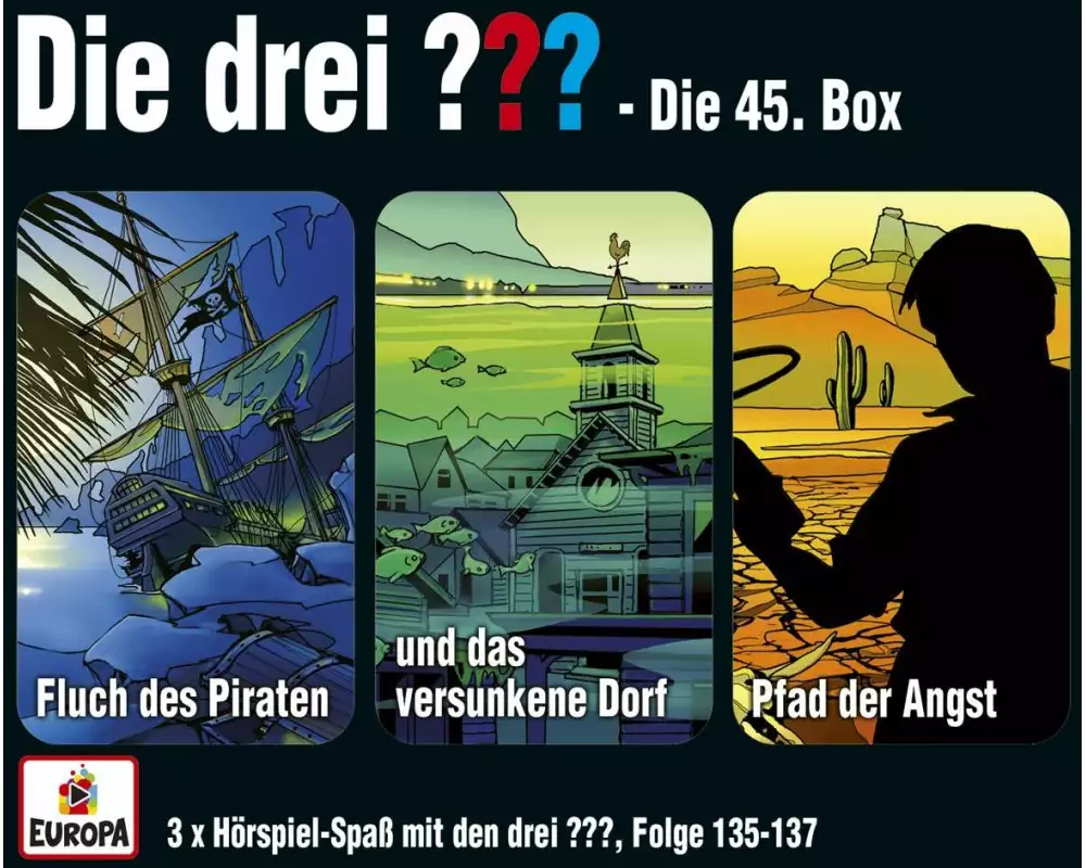 Die drei ??? - 3er Box 45 (Folgen 135, 136, 137)