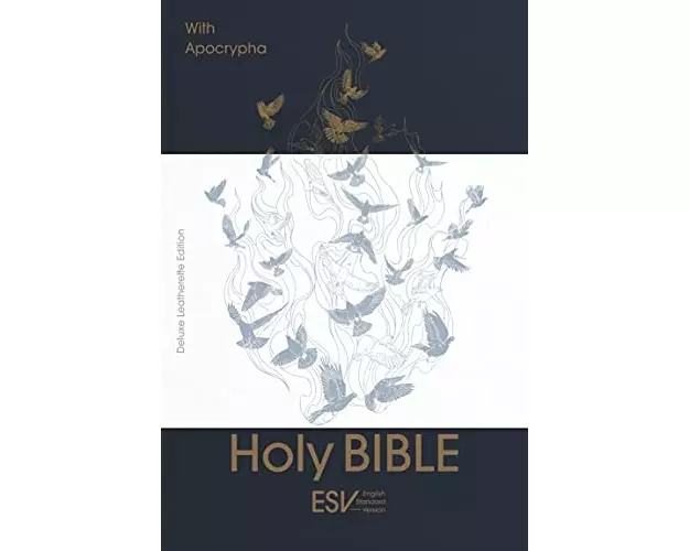 ESV Holy Bible with Apocrypha, Anglicized Deluxe Leatherette Edition