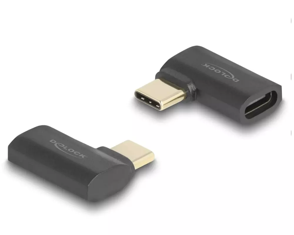 Delock USB-Adapter 8K 60 Hz, PD3.1, USB-C Buchse - USB-C Stecker