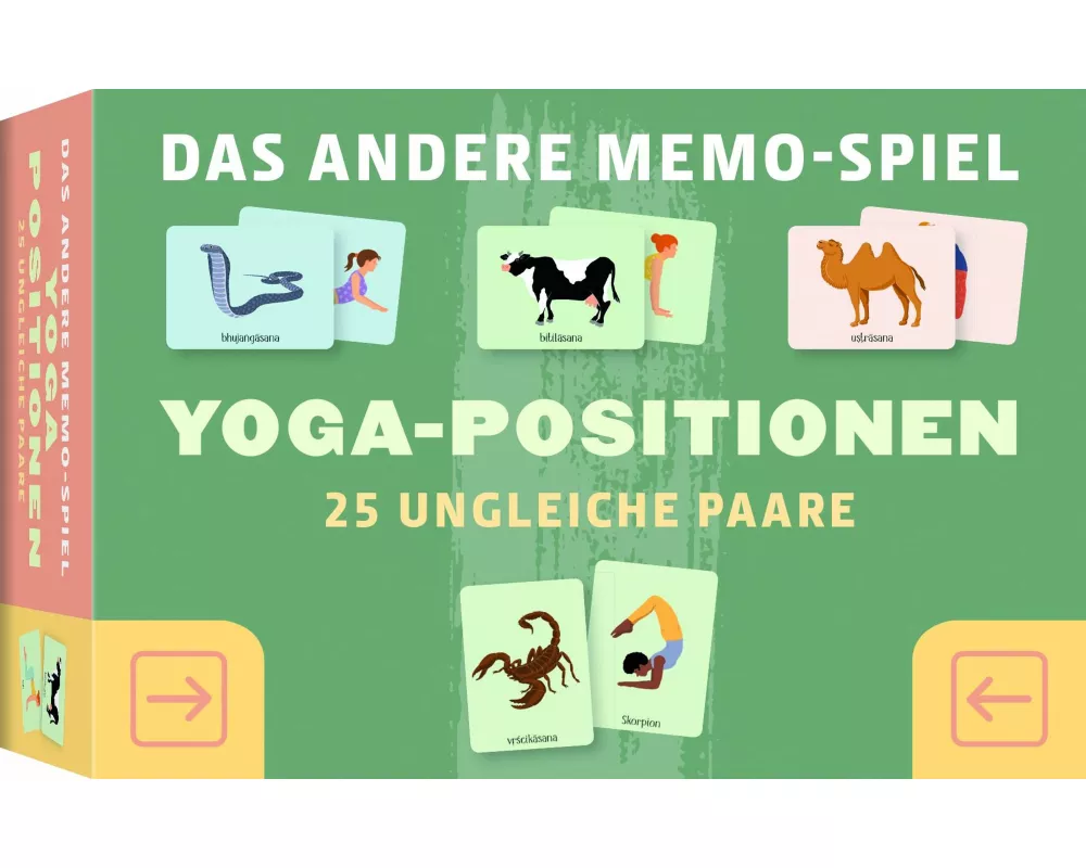 Yoga-positionen - Das Andere Memo-spiel
