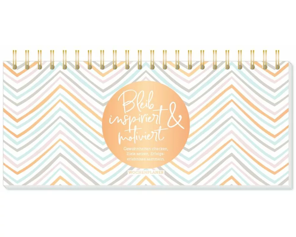 Premium-Wochenplaner "Bleib inspiriert & motiviert"