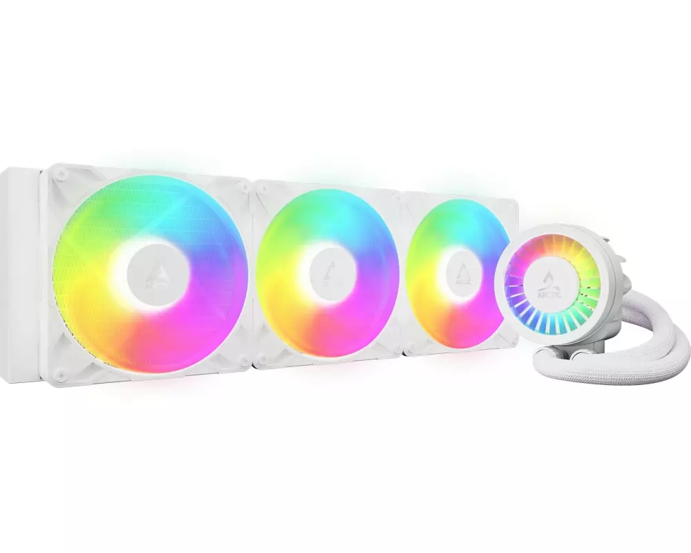 Arctic Cooling Wasserkühlung Liquid Freezer III Pro 420 A-RGB Weiss