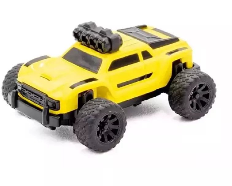 Turbo Racing Micro Monster Truck TC-01, Gelb, RTR, 1:76