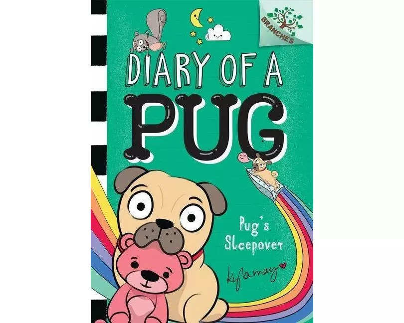 Pug's Sleepover: A Branches Book (Diary of a Pug #6)