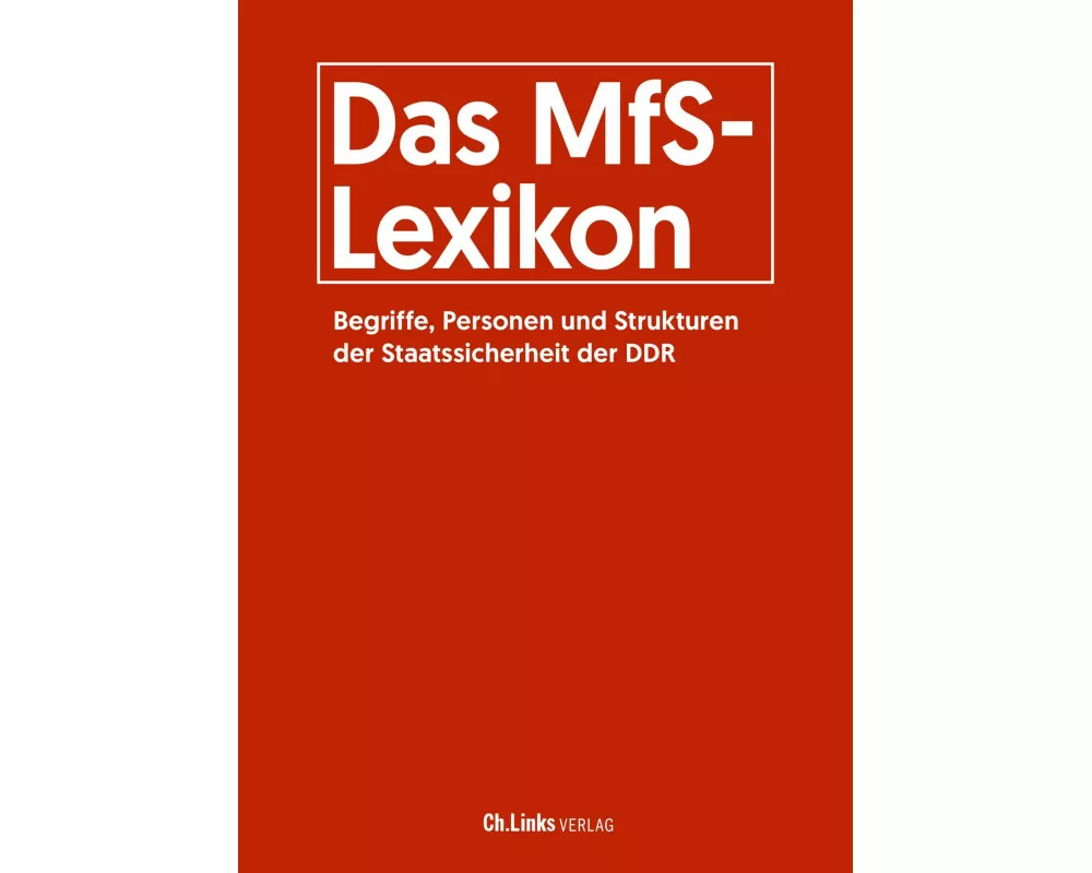 Das MfS-Lexikon