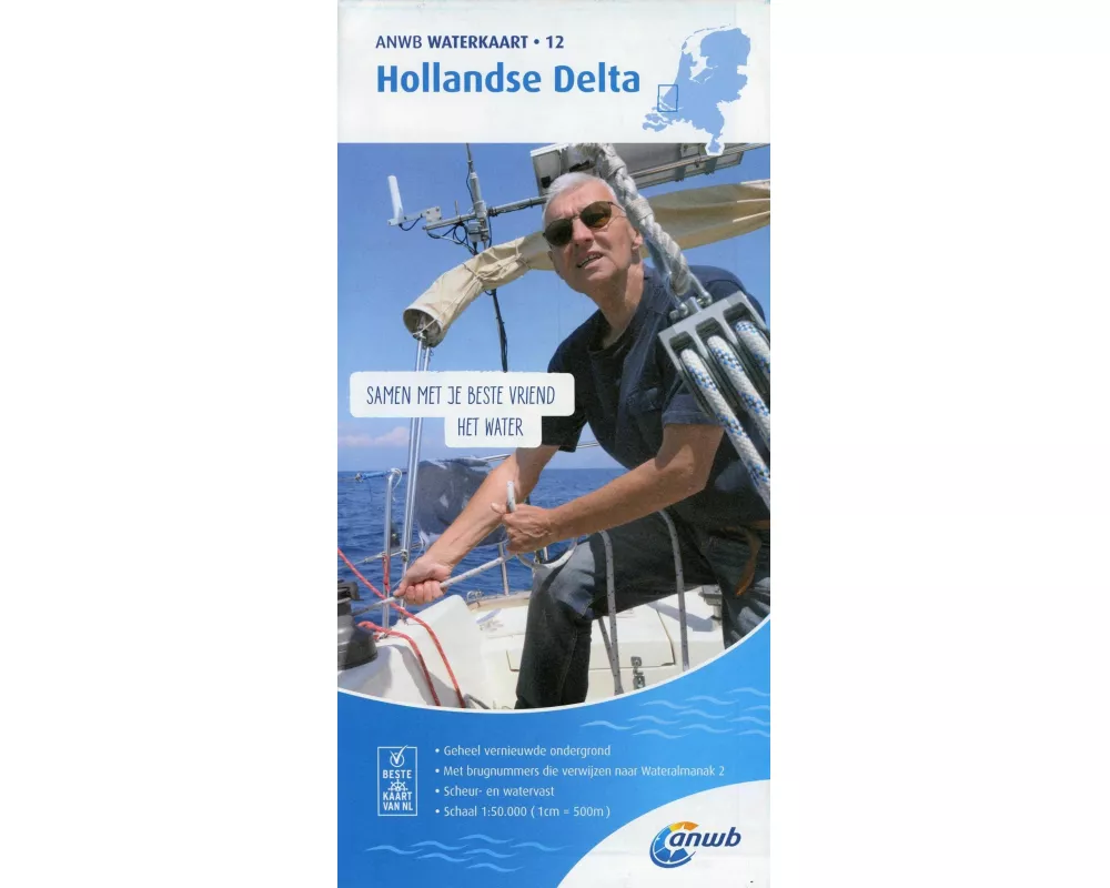 Hollandse-Delta 1:50 000 Waterkaart