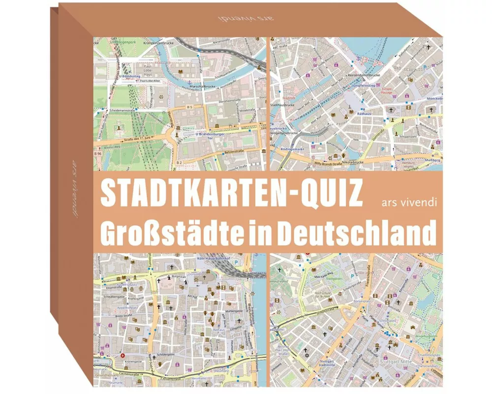 Stadtkarten-Quiz Großstädte in Deutschland