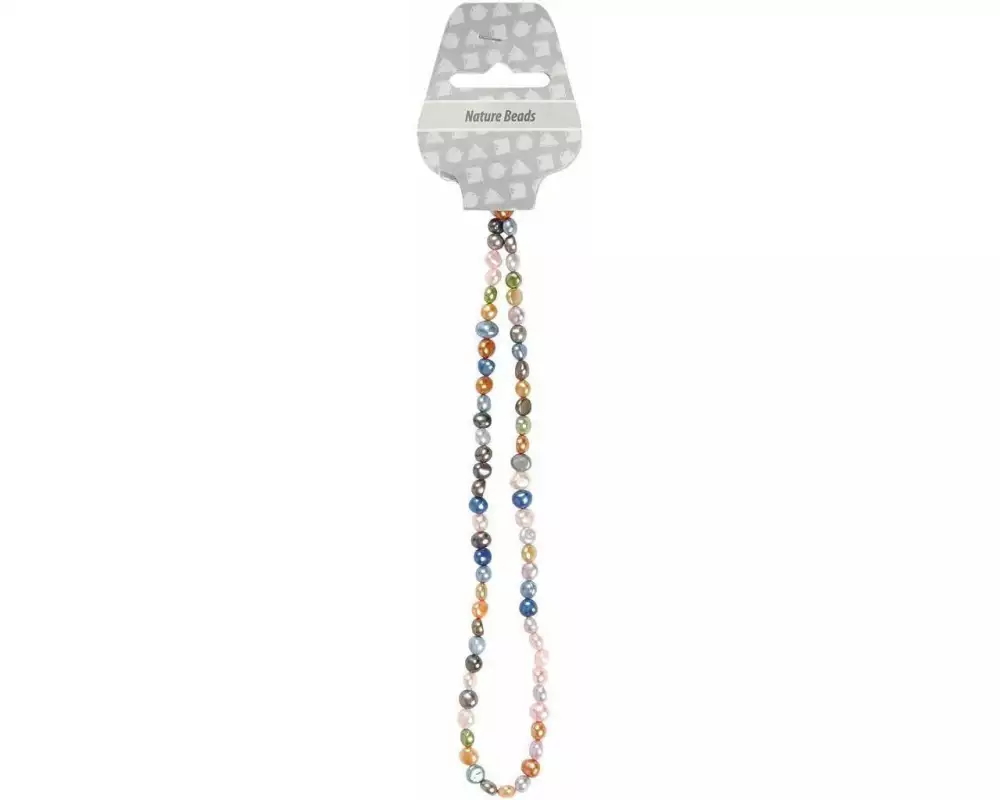 Creativ Company Perlen Süsswasser, 5-6 mm, Lochgrösse: 0.5 mm