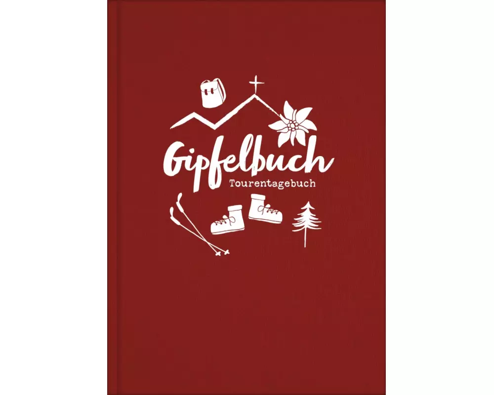 Gipfelbuch, Tourentagebuch, Wandertagebuch | A5 Notizbuch zum Wandern in den Bergen und für Radtouren für Sportler und Familien | Zum Eintragen inkl.