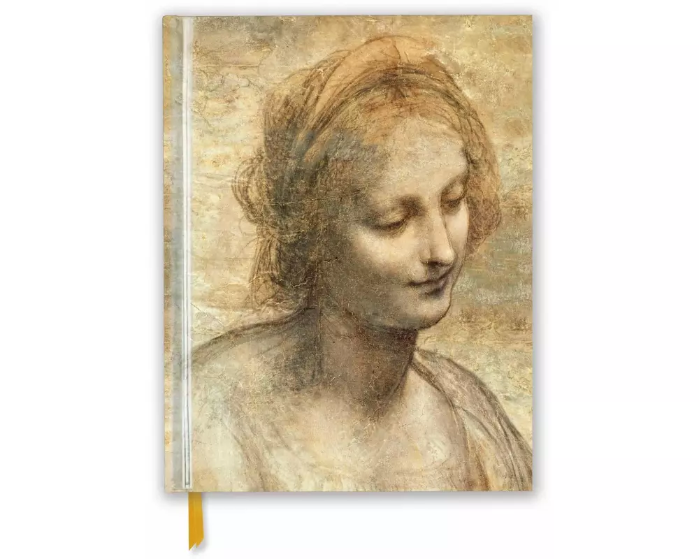 Leonardo da Vinci: Detail of the Head of the Virgin (Blank Sketch Book)
