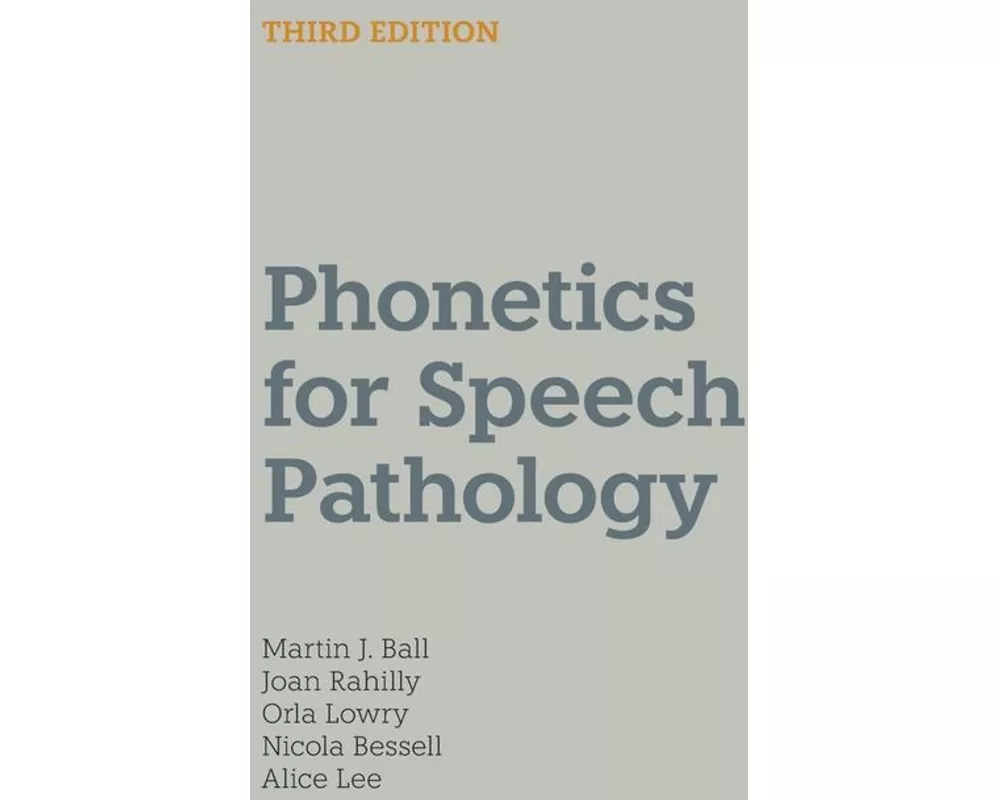 Phonetics for Speech Pathology