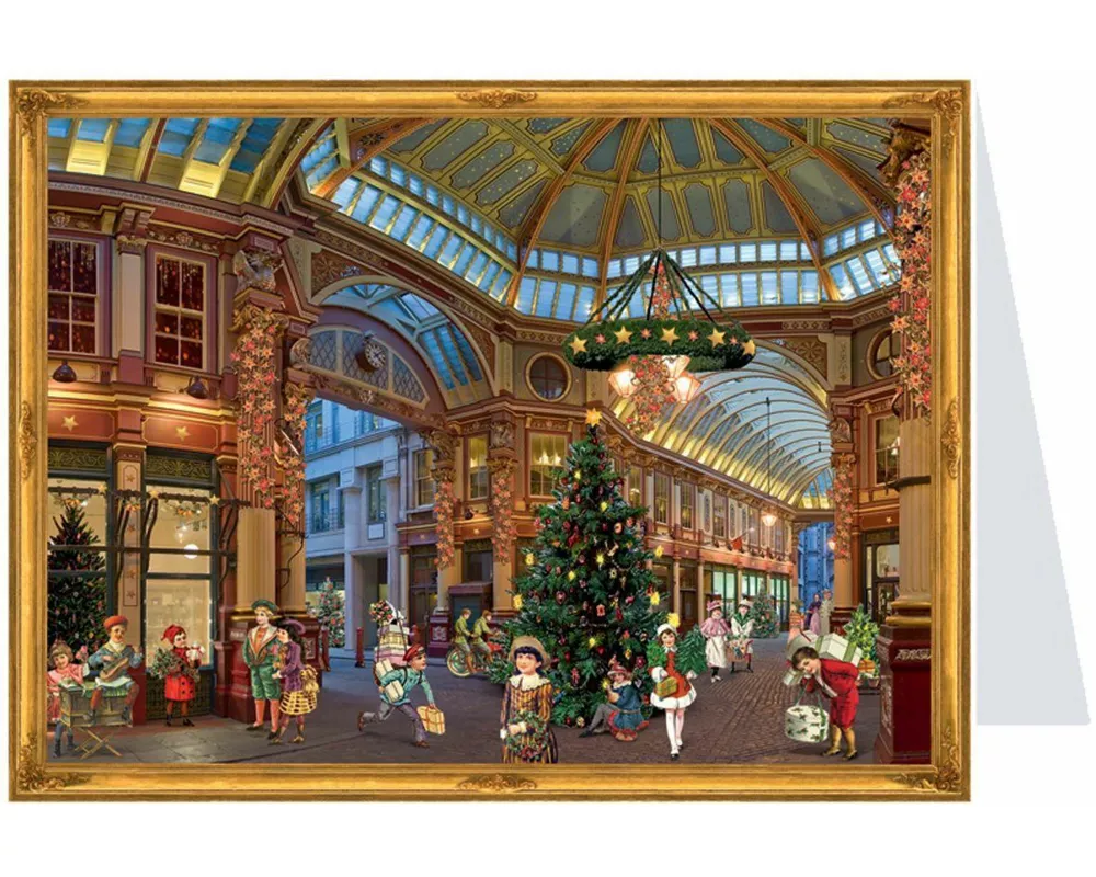 Postkarten-Adventskalender "Christmas Shopping"