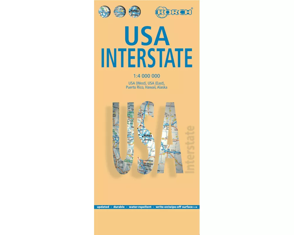 USA Interstate, Borch Map