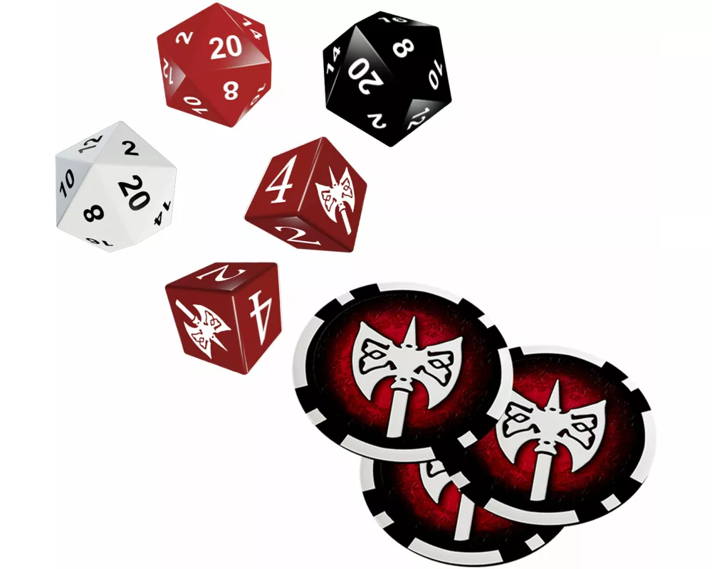 DSA5 Einsteigerbox: Zwergen - Würfel- & Chipset