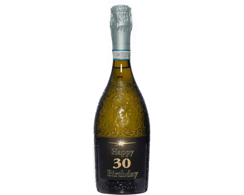 Dreams and Fantasy Geschenkidee Prosecco dark Happy Birthday 30 750 ml