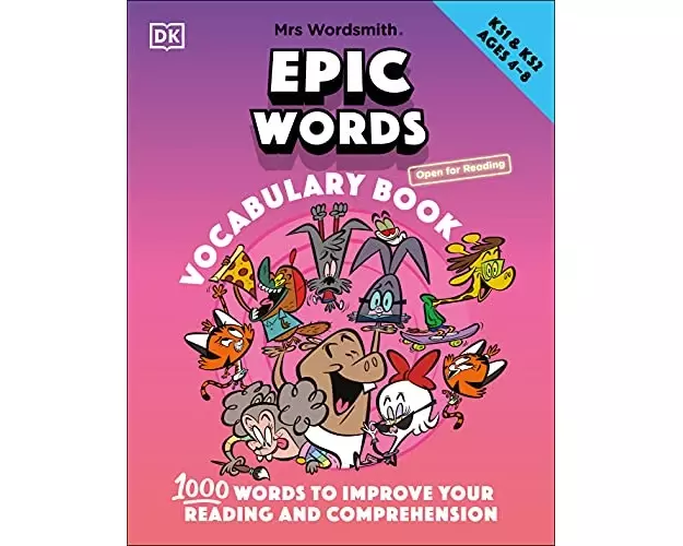 Mrs Wordsmith Epic Words Vocabulary Book, Ages 4-8 (Key Stages 1-2)