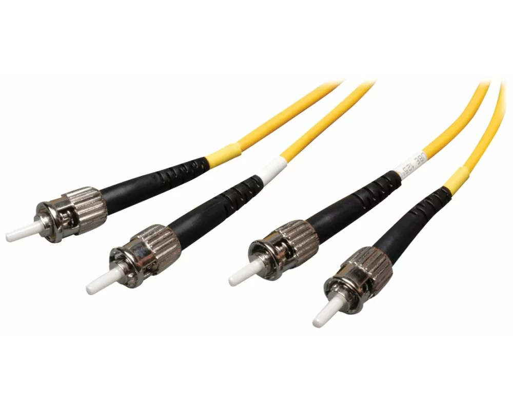 EATON TRIPPLITE Duplex, Singlemode, 9/125, Fiber, Patch Cable, ST/ST, 3M 10ft.
