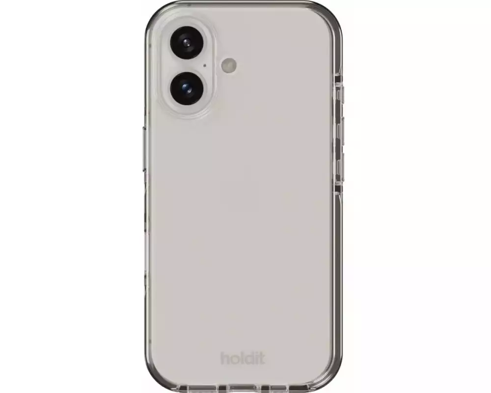 Holdit Back Cover Seethru iPhone 16 Plus Weiss