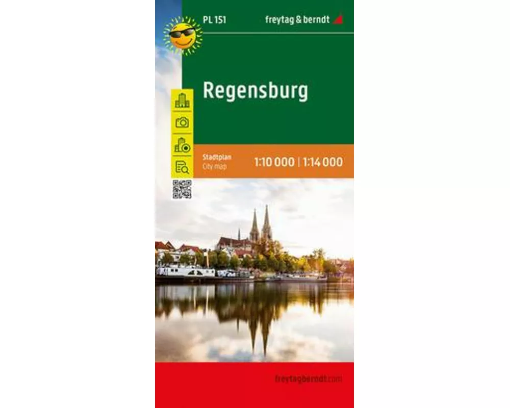 Regensburg, Stadtplan 1:14.000
