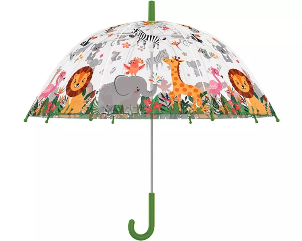 Esschert Design Schirm Dschungeltiere Mehrfarbig