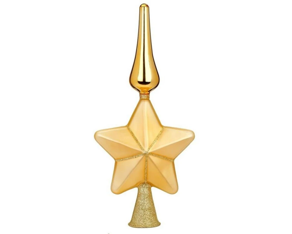 INGES CHRISTMAS DECOR Baumspitze Stern Inkagold 29 cm