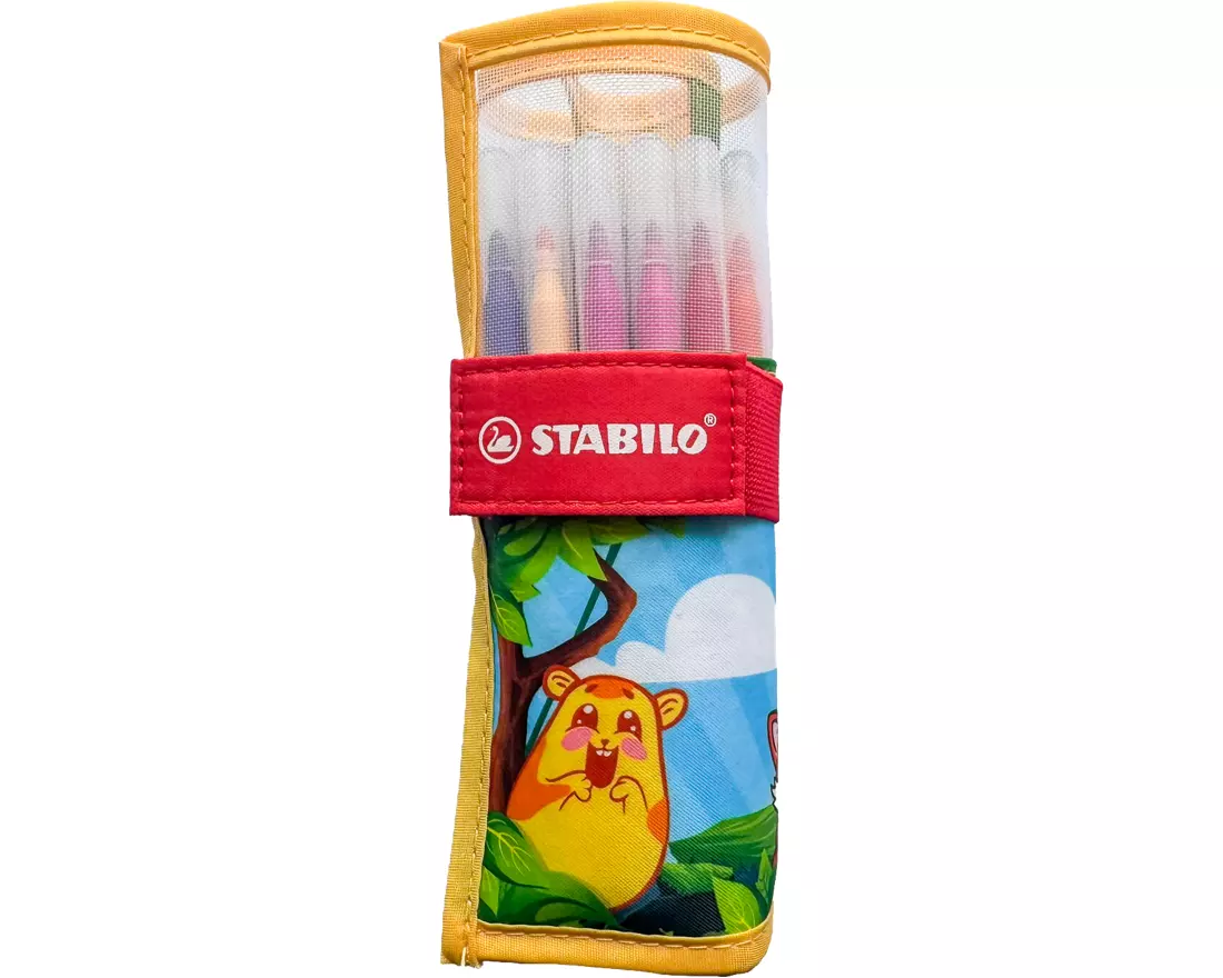 STABILO Fasermaler Power Animal 2mm CH280/18-05 gelb 18 Stück