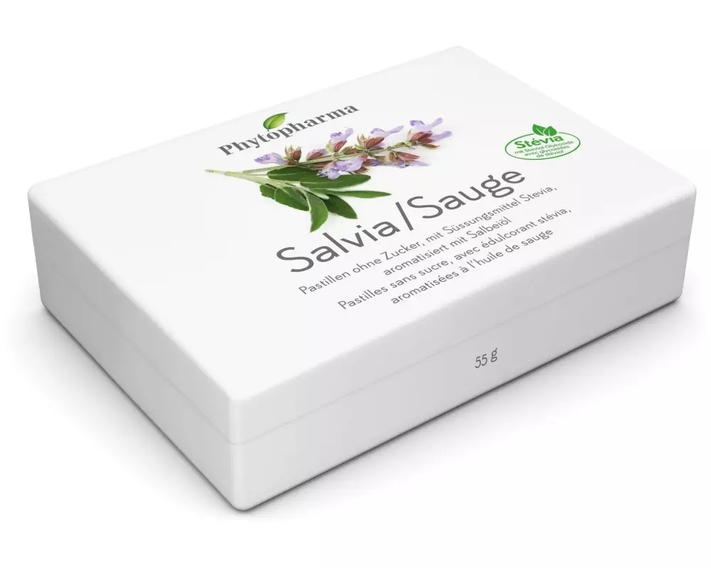 Phytopharma Salvia zuckerfreie Pastillen 55 g
