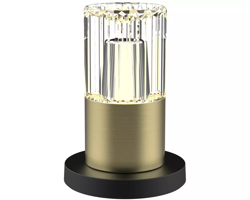 Schönenberger Tischleuchte Kristy 1Stk, Messing gebürstet