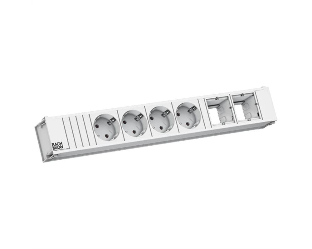BACHMANN CONI 4xCEE7/3 2xCM 0,2m GST18 RAL9010