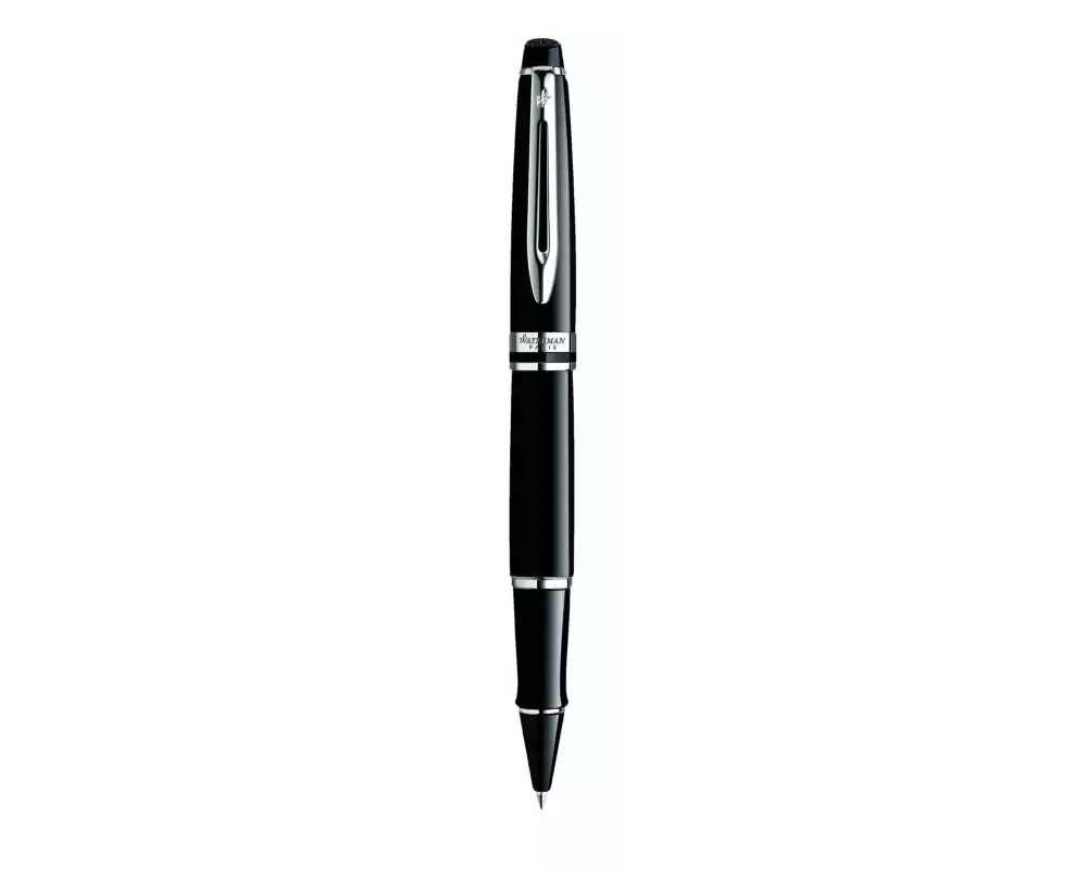 WATERMAN Tintenroller Expert F, Schwarz/Silber
