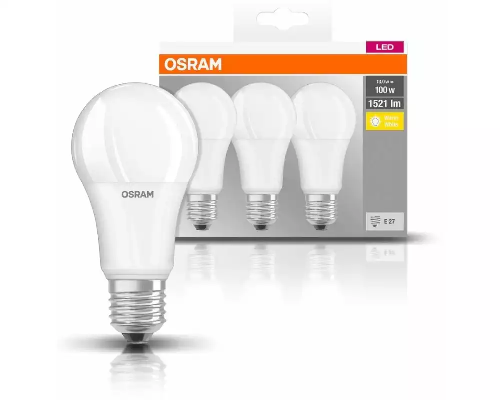 OSRAM Lampe Base Retro, 13W, E27 Warmweiss (WW)